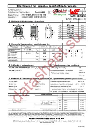 744824433 datasheet  